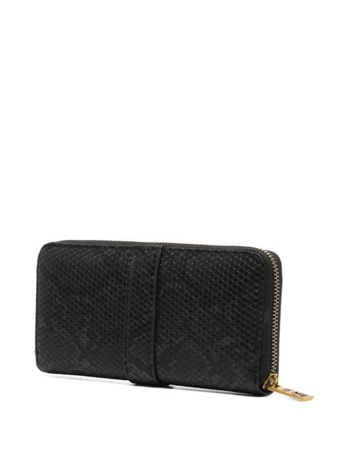 Portafoglio donna Just Cavalli bianco e nero con logo snakes JUST CAVALLI | 80RA5PL1ZSD84899